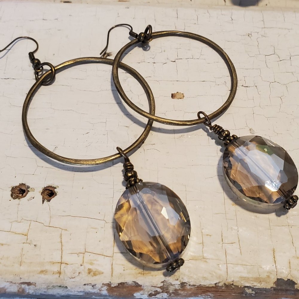 Sale 🎀 Champagne Bling Earrings